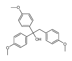 1,1,2-tris(4-methoxyphenyl)ethanol Structure