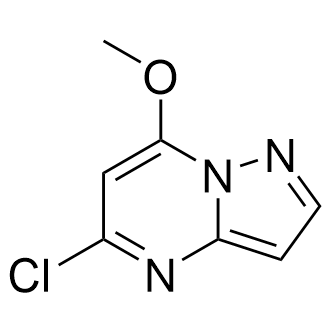 5-氯-7-甲氧基吡唑并[1,5-a]嘧啶结构式