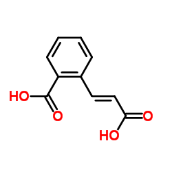 2-[(E)-2-Carboxyvinyl]benzoic acid Structure