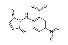 N-(2,4-二硝基苯胺)马来酰亚胺结构式