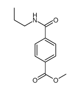 methyl 4-(propylcarbamoyl)benzoate Structure