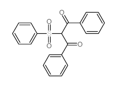 1,3-Propanedione,1,3-diphenyl-2-(phenylsulfonyl)-结构式