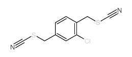 2-chloro-1,4-bis(thiocyanatomethyl)benzene structure