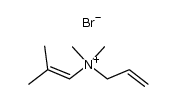 [NMe2(allyl)(CH=C(CH3)2)]Br结构式