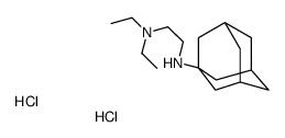 N-(1-adamantyl)-N',N'-diethylethane-1,2-diamine,dihydrochloride结构式