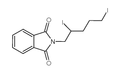 N-(2,5-二碘戊基)-邻苯二甲酰亚胺结构式