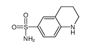 1,2,3,4-四氢喹啉-6-磺酰胺结构式