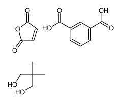 2,2-二甲基-1,3-丙二醇与异苯二甲酸和顺丁烯二酸酐的聚合物结构式