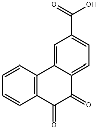 9,10-二氧代-9,10-二氢菲-3-羧酸结构式