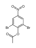 2-Acetoxy-1,3-dibromo-5-nitrobenzene Structure