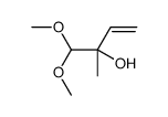 1,1-dimethoxy-2-methylbut-3-en-2-ol结构式