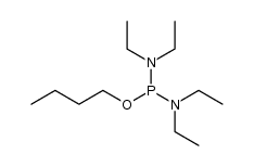 butyl ester of tetraethyldiamidophosphorus acid Structure
