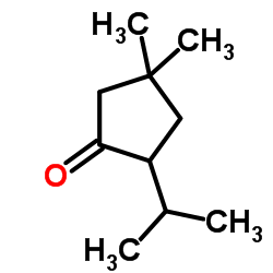 Cyclopentanone, 4,4-dimethyl-2-(1-methylethyl)- (9CI)结构式