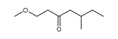 1-methoxy-5-methyl-heptan-3-one结构式
