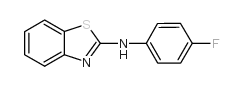 BENZOTHIAZOL-2-YL-(4-FLUORO-PHENYL)-AMINE Structure