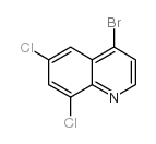 4-溴-6,8-二氯喹啉结构式