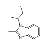 1H-Benzimidazole,2-methyl-1-(1-methylpropyl)-(9CI) Structure