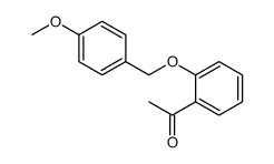 1-[2-[(4-methoxyphenyl)methoxy]phenyl]ethanone Structure