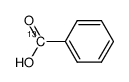 苯甲酸-α-13C结构式