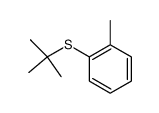 1-(tert-butylthio)-2-methylbenzene结构式