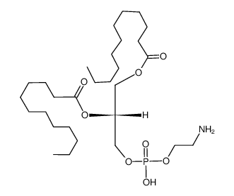 1,2-Dilauroyl-sn-glycero-3-phosphoethanolamine (DLPE) Structure