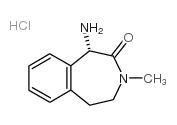 (1S)-1-氨基-1,3,4,5-四氢-3-甲基-2H-3-苯氮杂卓-2-酮酸盐结构式