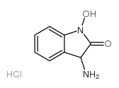 3-amino-1-hydroxy-3H-indol-2-one,hydrochloride Structure