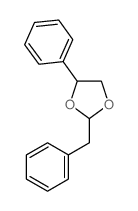 1,3-Dioxolane,4-phenyl-2-(phenylmethyl)-结构式
