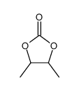 4,5-二甲基-1,3-二氧戊环-2-酮结构式