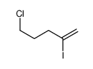 5-chloro-2-iodopent-1-ene Structure