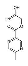 2-Amino-2-oxoethyl 5-methyl-2-pyrazinecarboxylate Structure