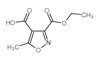 3-ethoxycarbonyl-5-methyl-1,2-oxazole-4-carboxylic acid Structure