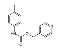 pyridin-4-ylmethyl N-(4-methylphenyl)carbamate Structure
