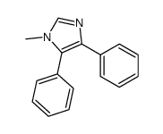 1-methyl-4,5-diphenylimidazole Structure