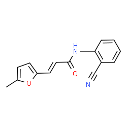 (2E)-N-(2-cyanophenyl)-3-(5-methylfuran-2-yl)prop-2-enamide Structure