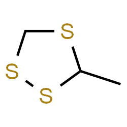 3-Methyl-1,2,4-trithiolane结构式