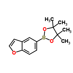 5-(4,4,5,5-tetramethyl-1,3,2-dioxaborolan-2-yl)-1-benzofuran Structure