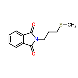 2-(3-(甲硫基)丙基)异吲哚啉-1,3-二酮结构式