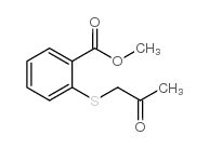 2-[(2-氧丙基)硫代]苯甲酸甲酯结构式