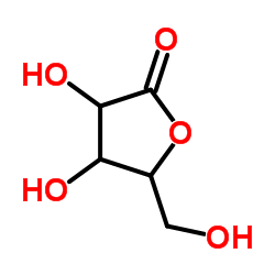D-(+)-核糖酸-1,4-内酯结构式