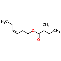顺式-3-己烯醇 2-甲基丁酸酯结构式