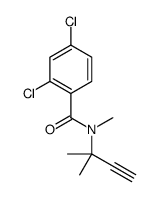 2,4-dichloro-N-methyl-N-(2-methylbut-3-yn-2-yl)benzamide结构式