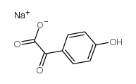 SODIUM 2-(4-HYDROXYPHENYL)-2-OXOACETATE Structure