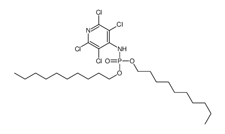 2,3,5,6-tetrachloro-N-didecoxyphosphorylpyridin-4-amine结构式