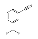 3-(二氟甲基)苄腈结构式