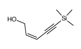(Z)-5-trimethylsilanylpent-2-en-4-yn-1-ol Structure
