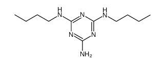 2-amino-4,6-bis (n-butylamino)-1,3,5-triazine结构式