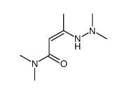 3-(2,2-dimethylhydrazinyl)-N,N-dimethylbut-2-enamide结构式