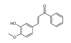 3-(3-hydroxy-4-methoxyphenyl)-1-phenylprop-2-en-1-one结构式