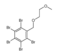 1,2,3,4,5-pentabromo-6-(2-methoxyethoxymethyl)benzene结构式